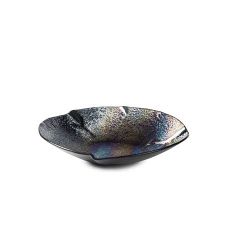 Nebula Coupe Teller 100% Chef in schillernden Glas 22 cm