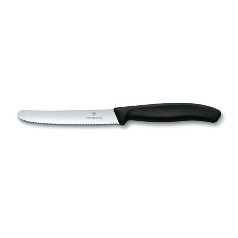 Victorinox Edelstahl Messer mit Wellenschliff 10 cm