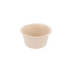 Bionischer Becher aus Bagasse ecru cl 5,5