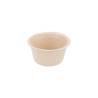 Bionischer Becher aus Bagasse ecru cl 5,5