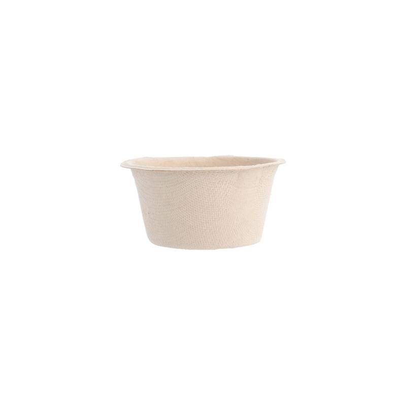 Bionischer Becher aus Bagasse ecru cl 5,5