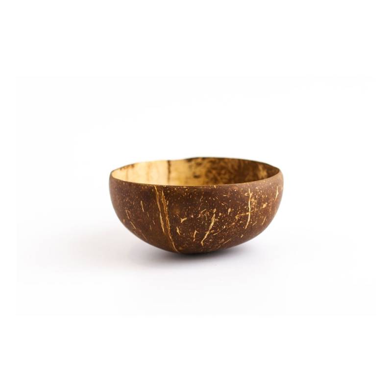 Iconic Smooth Bowl aus naturbrauner Kokosnuss