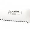 Global Edelstahl Brotmesser mit Wellenschliff 20 cm