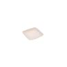 Bagasse quadratische Untertasse 6,6x6,6 cm