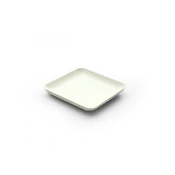 Quadratische flache Platte aus Bagasse cm 12