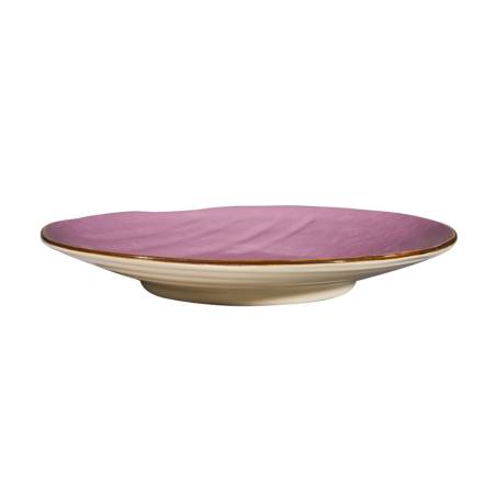 Mediterrane Keramik Essteller rosa cm 27,5