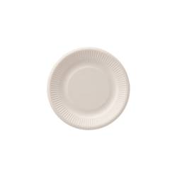 Elegance flacher Teller aus Bagasse cm 18