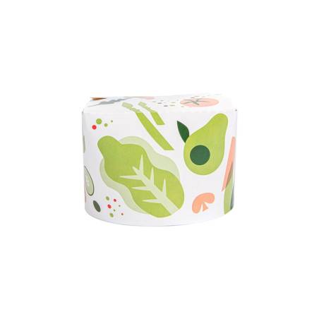 Vegetable decor disposable paper Salad container 33.81 oz.