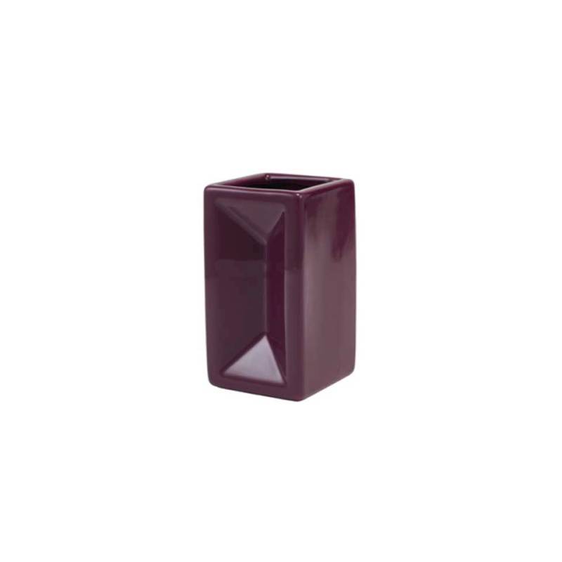 Brick purple porcelain Tiki mug 17.24 oz.