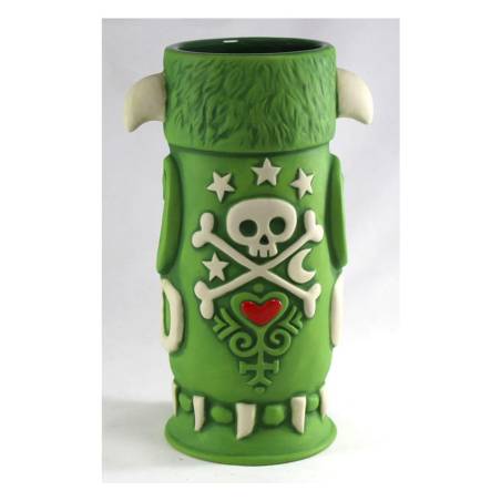 Tiki mug Derek's Witch Doctor in ceramica verde cl 64