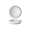 Yalin white porcelain round pillow top dish 4.72 inch