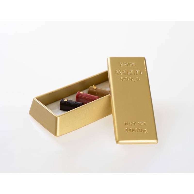 Goldbarren 100% Chef's Ingot Platte Harz 21,5x10x5 cm