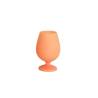 Porter Green Stemm peach silicone goblet 8.45 oz.