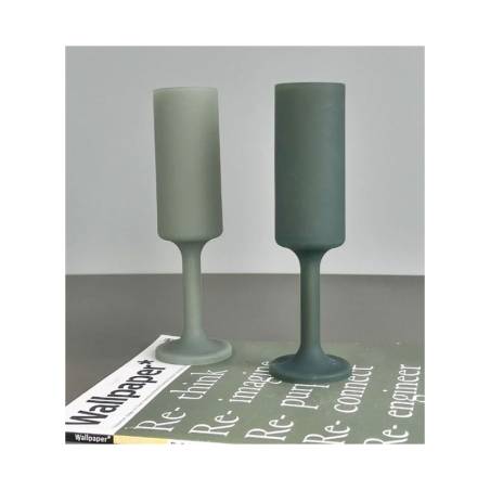 Porter Green Seff sage silicone flute 5.74 oz.