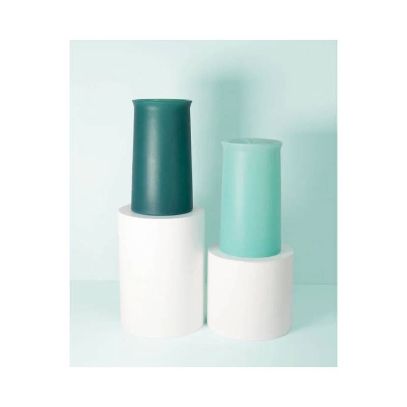 Bicchiere Stegg Porter Green in silicone mist cl 48