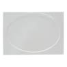 Rectangular dish with oval Phoemics imprint in white porcelain 31x22 cm.