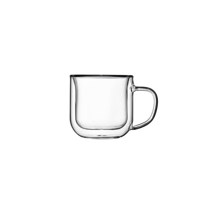 Kaffeetasse thermisches Glas Sublime Luigi Bormioli cl 8,5