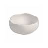 Wave small bowl in white porcelain cm 17