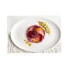 Terra white porcelain rectangular flat plate 27x18 cm