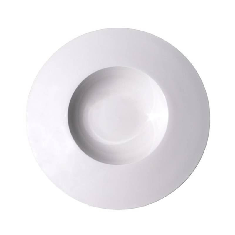 Ufo pasta bowl in white porcelain 30.5 cm