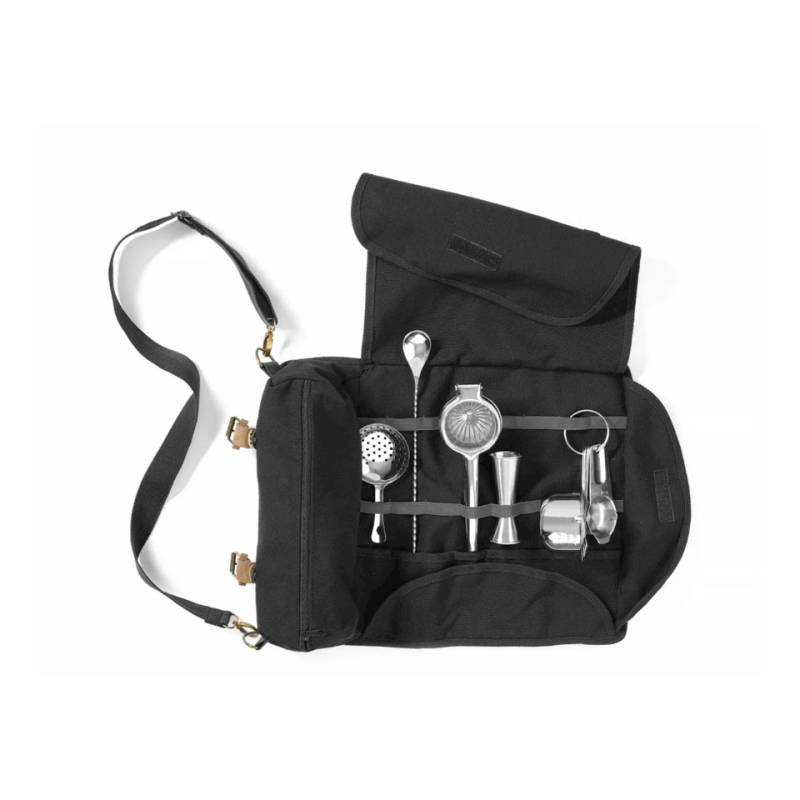 Leere Barkeeper-Tasche Bar Up schwarz