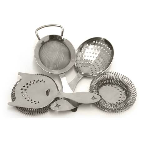 Heritage stainless steel 4 strainer set