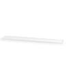 Rectangular pastry/bar tray in white ps cm 60x10x1