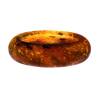 Cloud amber glass pillow top plate cm 28