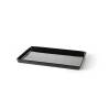 Rectangular black porcelain tray 11.81x7.48x0.78 inch