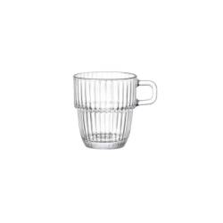 Barshine double espresso cup in glass cl 18.5
