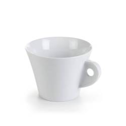 Gina white porcelain giant sachet cup holder