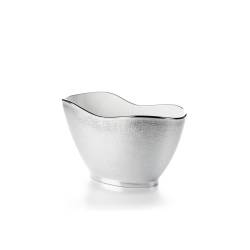 Petite Royal wine bucket in silver polypropylene