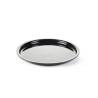 Black pmma round tray cm 25.5