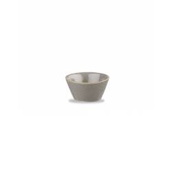 Coppetta Stonecast Zest Churchill in ceramica vetrificata grigio peppercorn cl 9