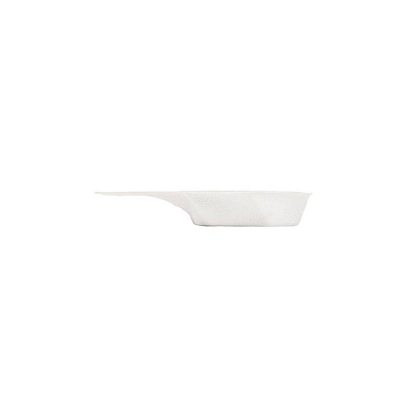 Hexagon cup with white bagasse handle cm 5.5