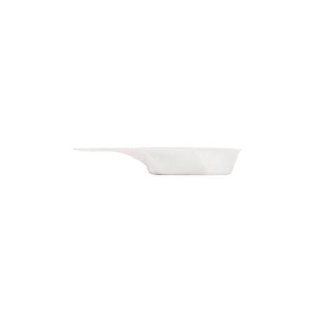 Hexagon cup with white bagasse handle cm 5.5