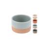 Round ceramic cup of assorted colors cm 6.5