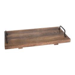 Rectangular cutting board with burnished mango wood handle cm 40.5x22.3