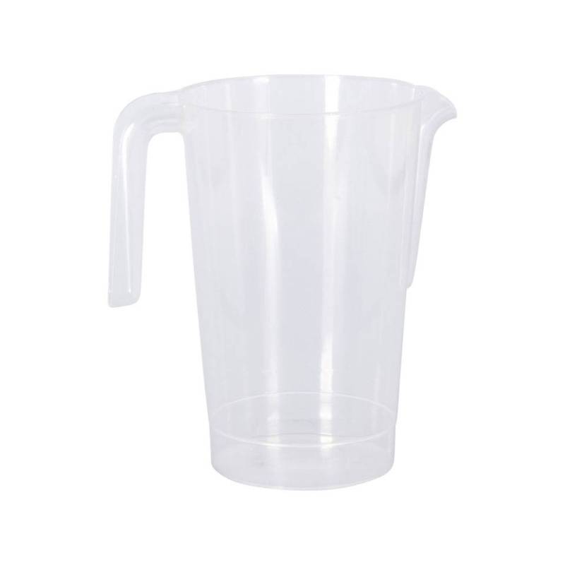 Transparent polypropylene jug lt 1