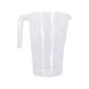 Transparent polypropylene jug lt 1