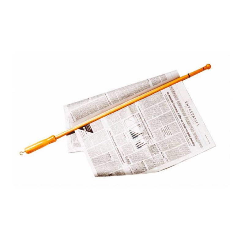 Wooden newspaper holder stick cm 81