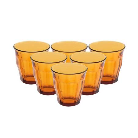 Bicchiere Picardie in vetro amber cl 25