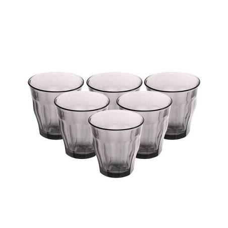 Picardie tumbler in gray glass cl 25