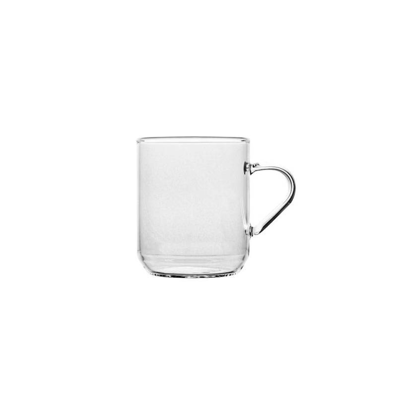 Bicchiere mug con manico Modern in vetro cl 30