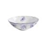 Sonia Blue blue and white porcelain salad bowl with butterfly decoration cm 22.5