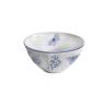 Sonia Bluein blue and white porcelain bolo bowl with butterfly decoration cm 13