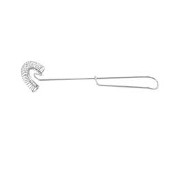 Stainless steel spiral flat whisk cm 27