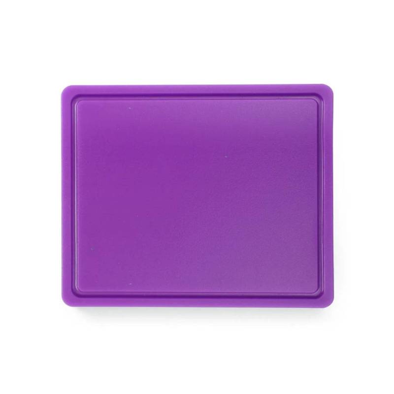 Purple polyethylene gastronorm 1/2 cutting board