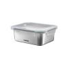 Castey stainless steel rectangular container with airtight lid ml 800