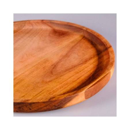 Henry acacia round tray 25 cm